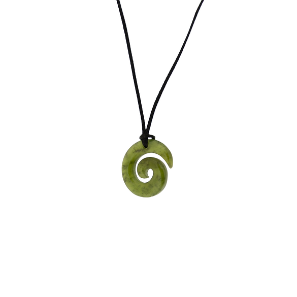Jade Pendant - Koru 30mm