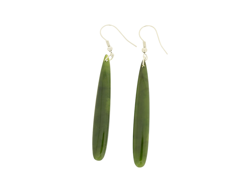 Jade Earrings - Drop 55mm