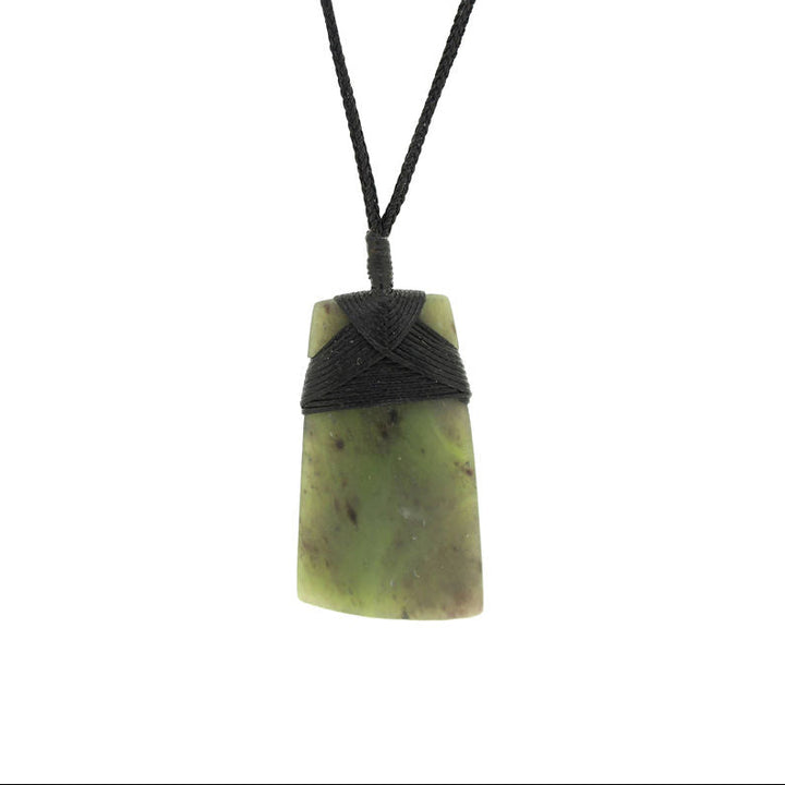 New Zealand Greenstone Wide Medium Toki 50mm x 25mm