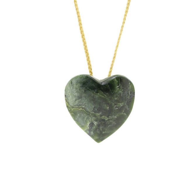 New Zealand Greenstone Manawa / Heart 45mm