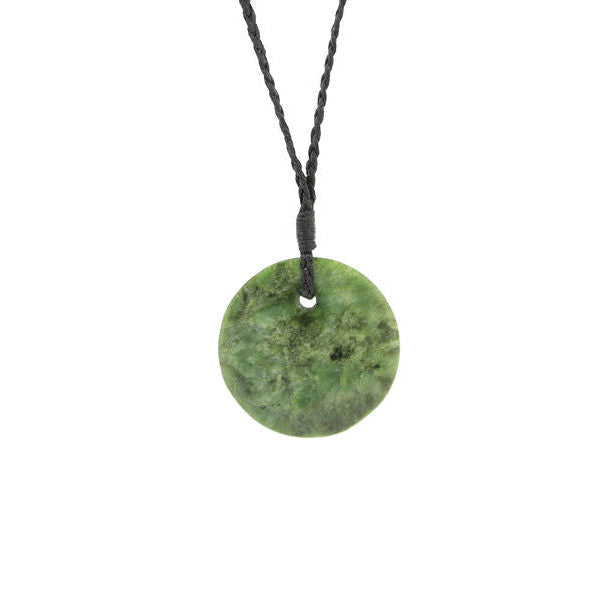 New Zealand Greenstone Small Circle 35mm