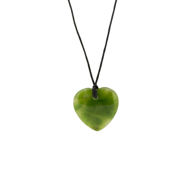 Jade Pendant - Manawa / Heart 30mm