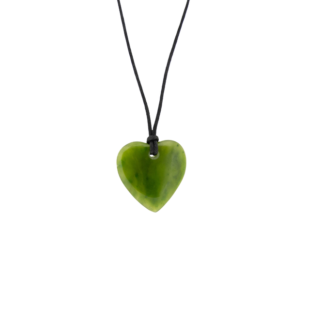 Jade Pendant - Manawa / Heart 25mm