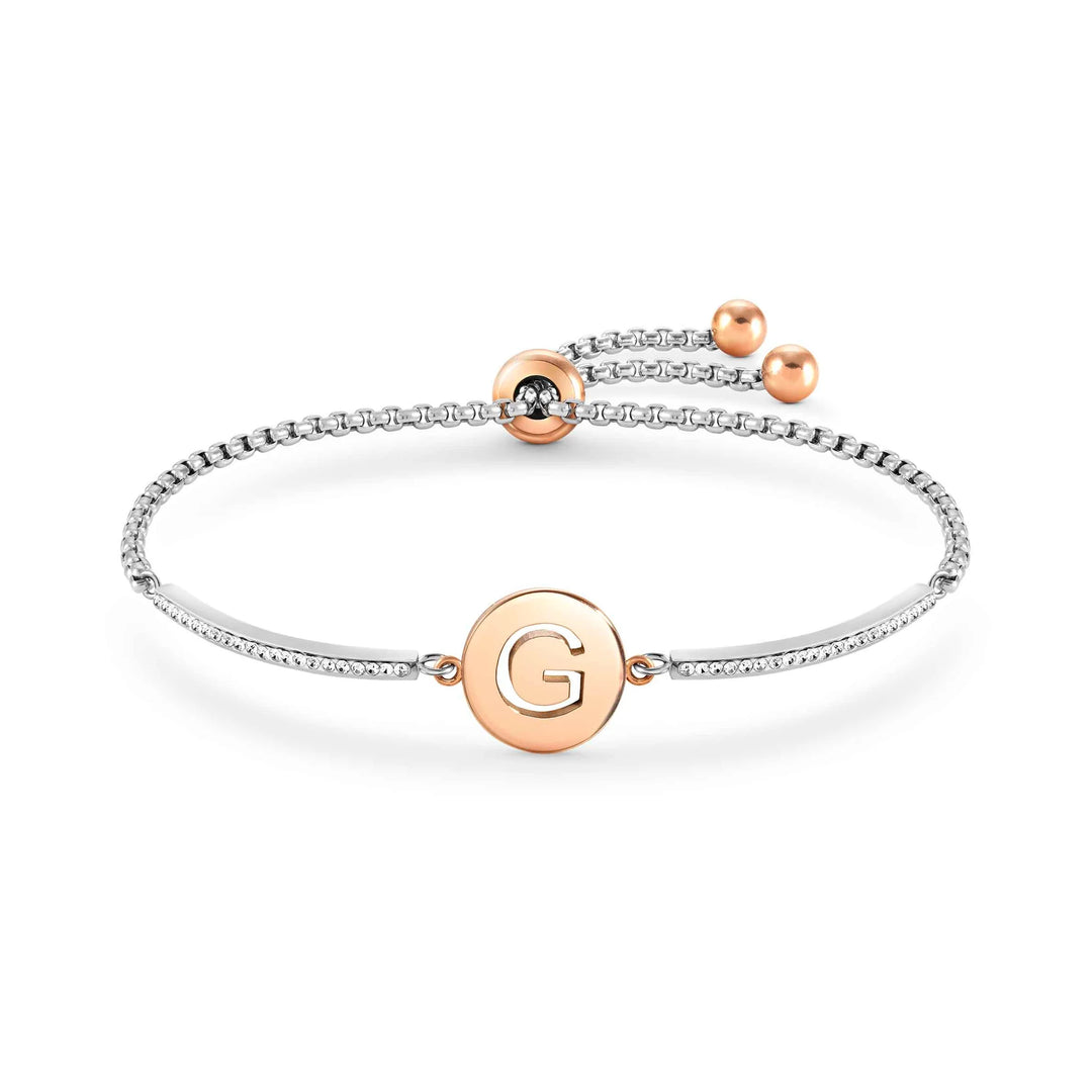Nomination Milleluci Bracelet with CZ 028007/007 Letter G
