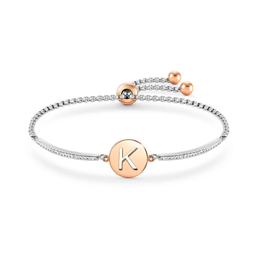 Nomination Milleluci Bracelet with CZ 028007/011 Letter K