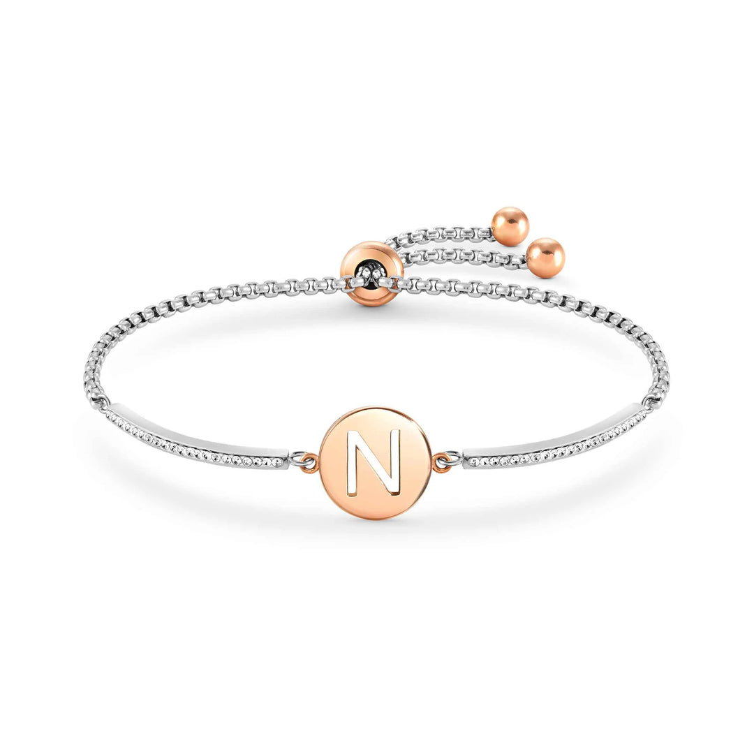 Nomination Milleluci Bracelet with CZ 028007/014 Letter N