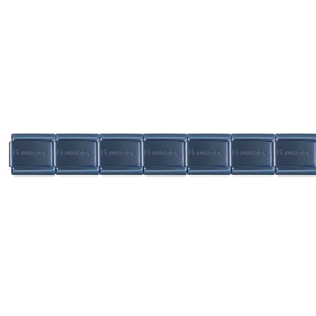 Nomination Classic Bracelet 030001/SI/035 Stainless Steel Matte Sapphire Blue