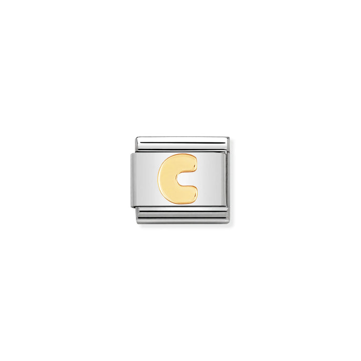 Nomination Classic Link 030101/03 Letter C in 18k Gold