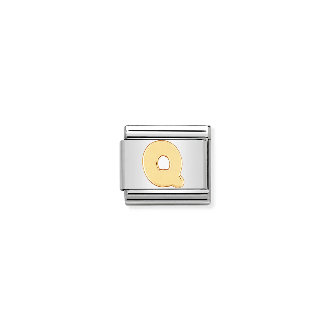 Nomination Classic Link 030101/17 Letter Q in 18k Gold