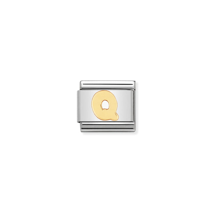 Nomination Classic Link 030101/16 Letter P in 18k Gold