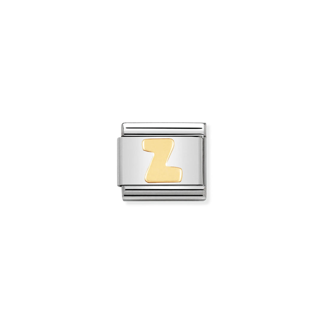 Nomination Classic Link 030101/26 Letter Z in 18k Gold