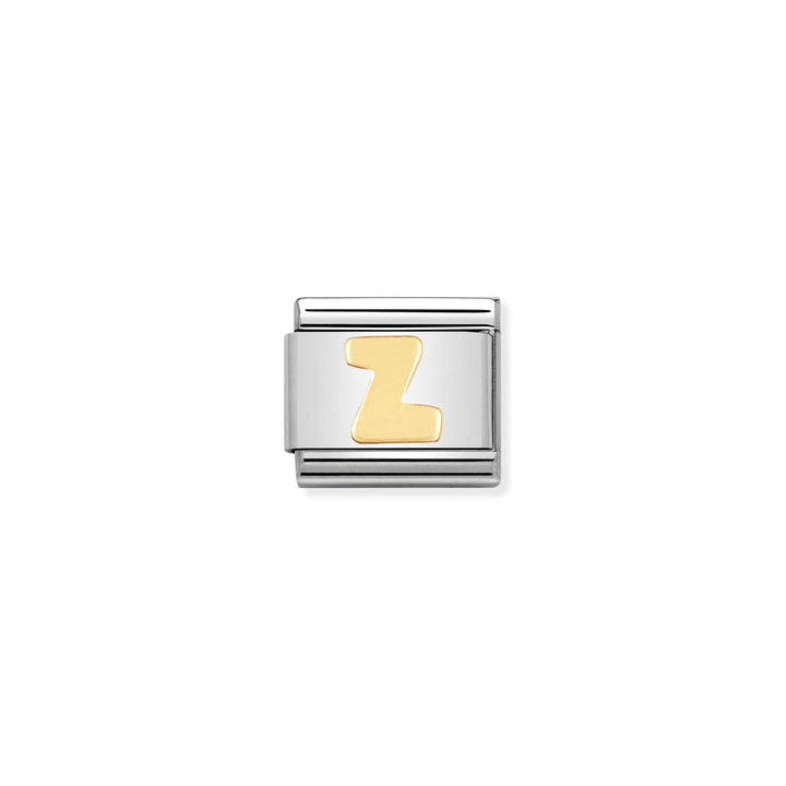 Nomination Classic Link 030101/26 Letter Z in 18k Gold