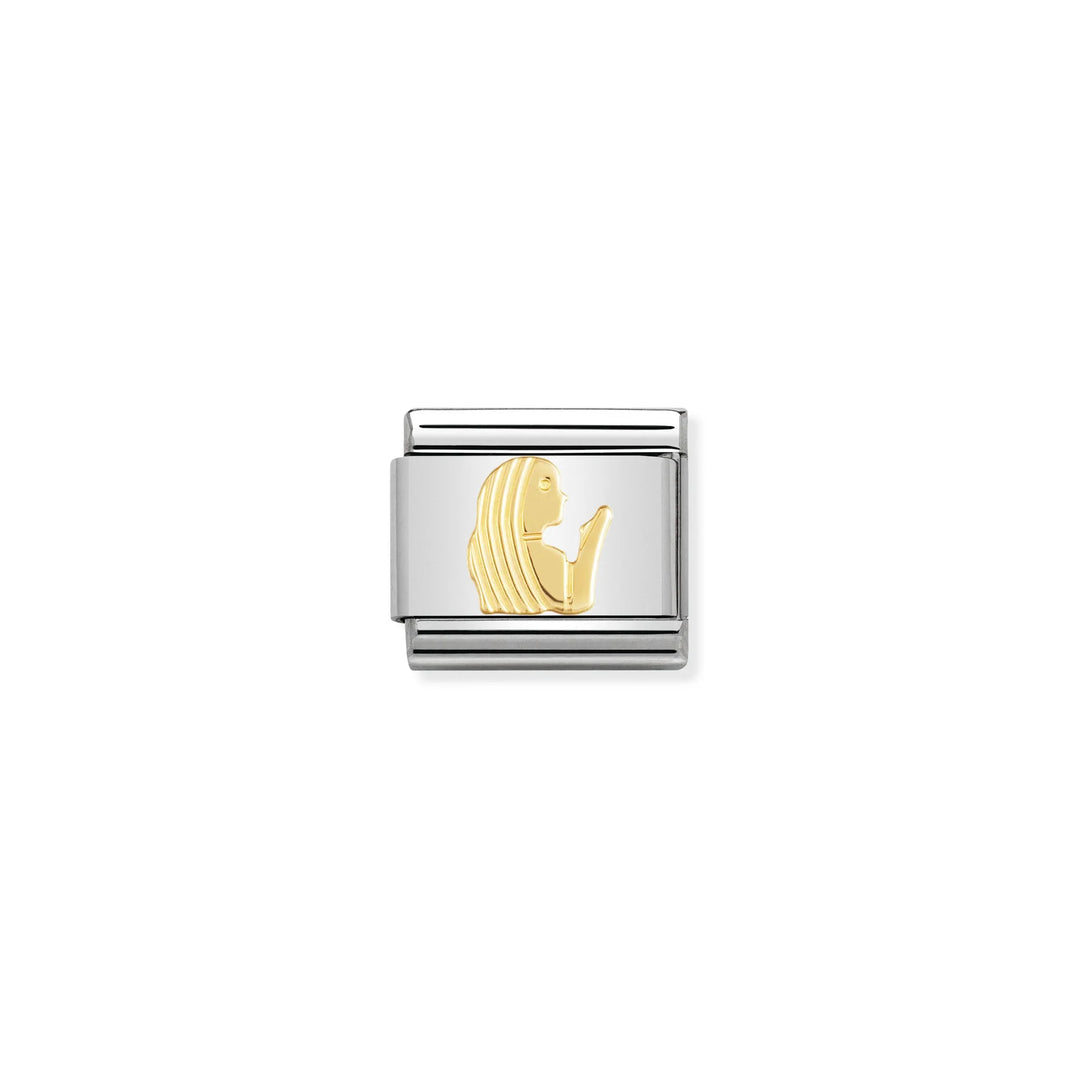 Nomination Classic Link 030104/06 Virgo in 18k Gold