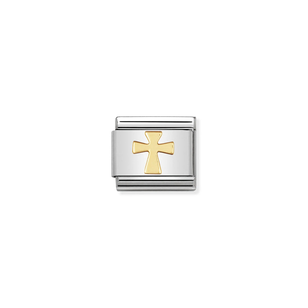 Nomination Classic Link 030105/01 Cross in 18k Gold