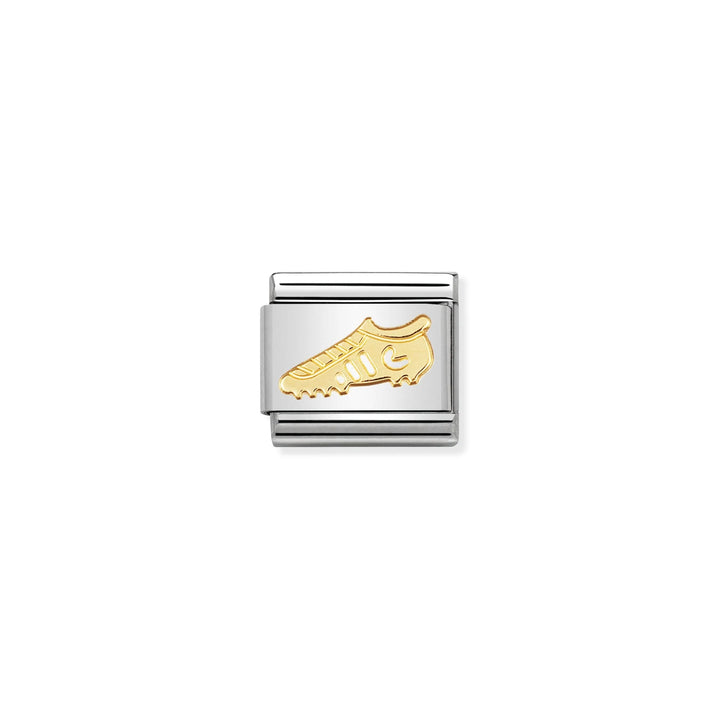 Nomination Classic Link 030106/04 Football Boot in 18k Gold