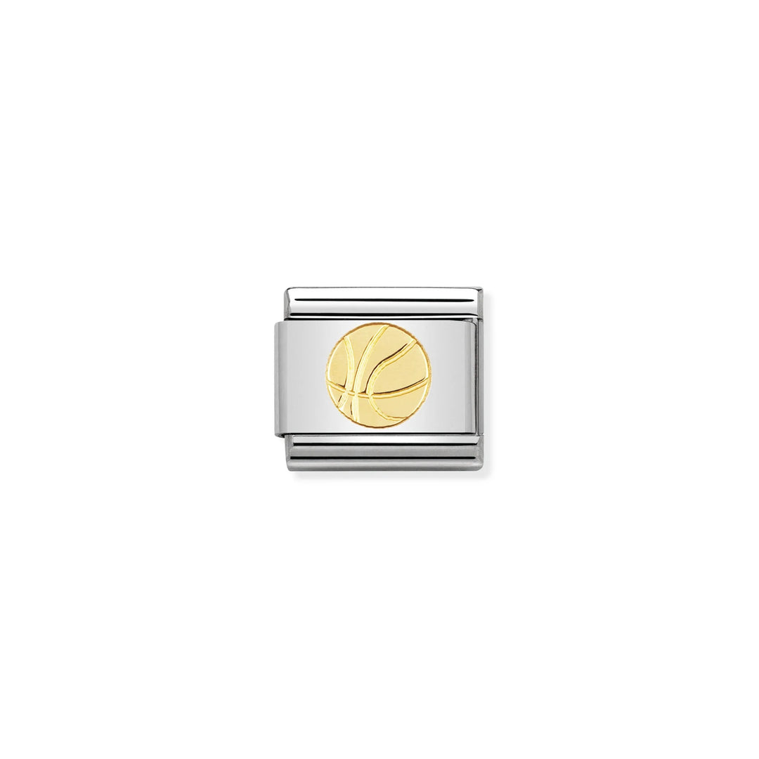 Nomination Classic Link 030106/12 Basketball in 18k Gold
