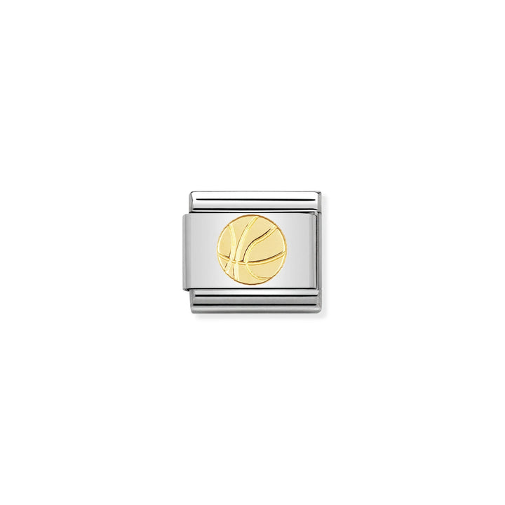 Nomination Classic Link 030106/12 Basketball in 18k Gold