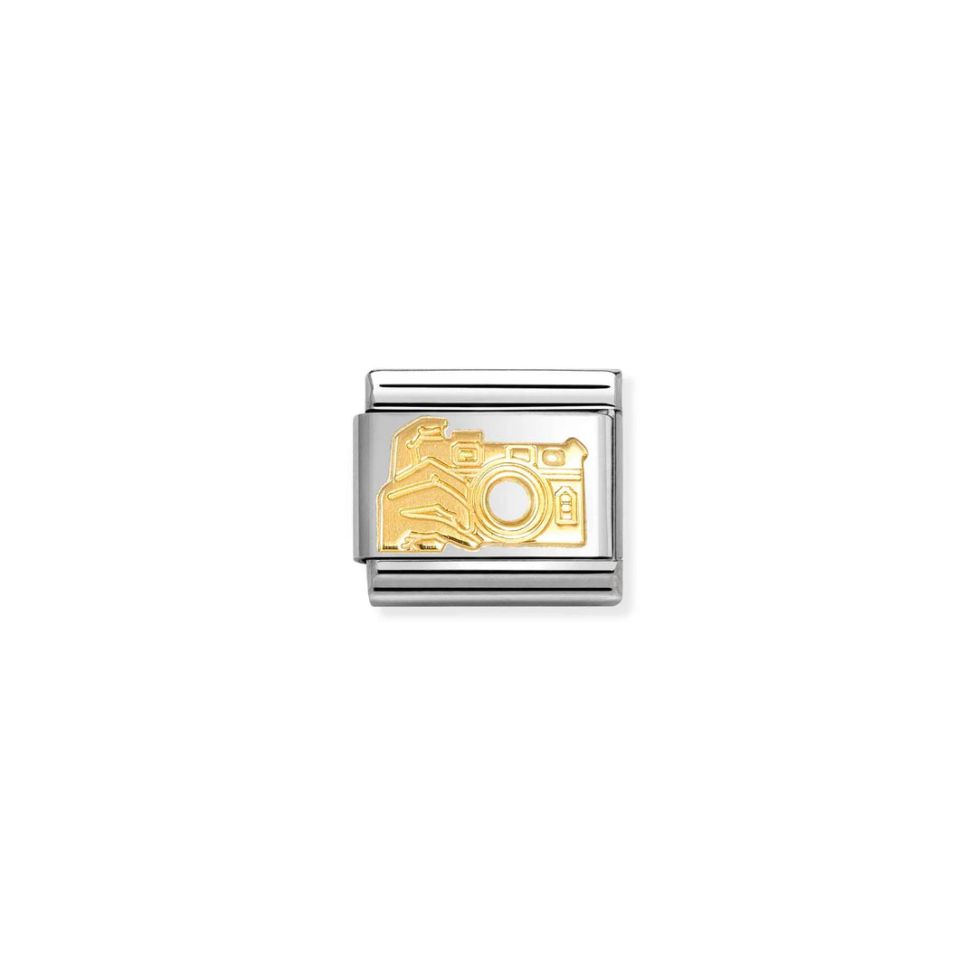 Nomination Classic Link 030108/17 Camera in 18k Gold