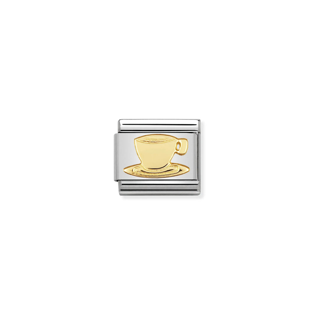 Nomination Classic Link 030109/05 Coffee Cup in 18k Gold