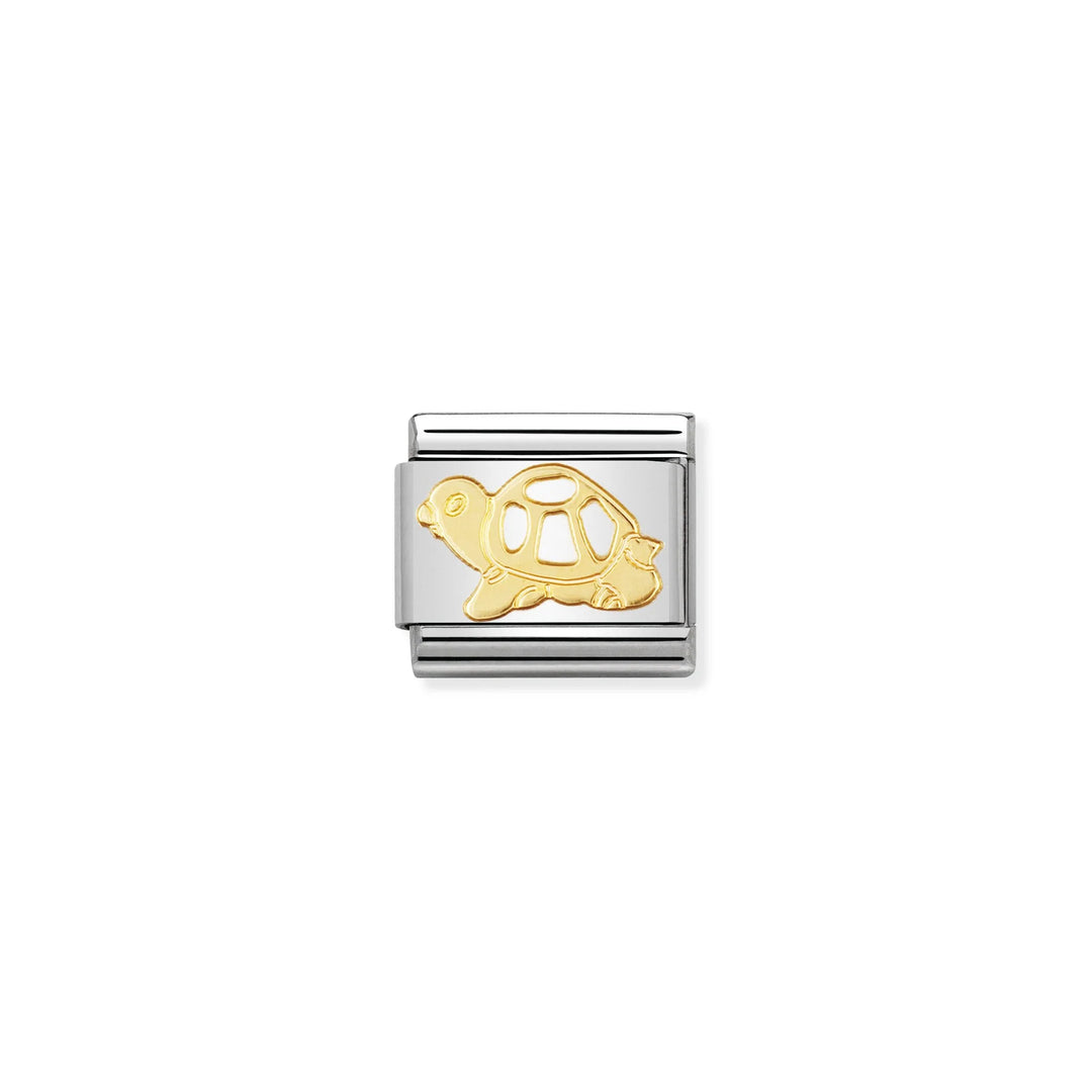 Nomination Classic Link 030112/17 Tortoise (Turtle) in 18k Gold