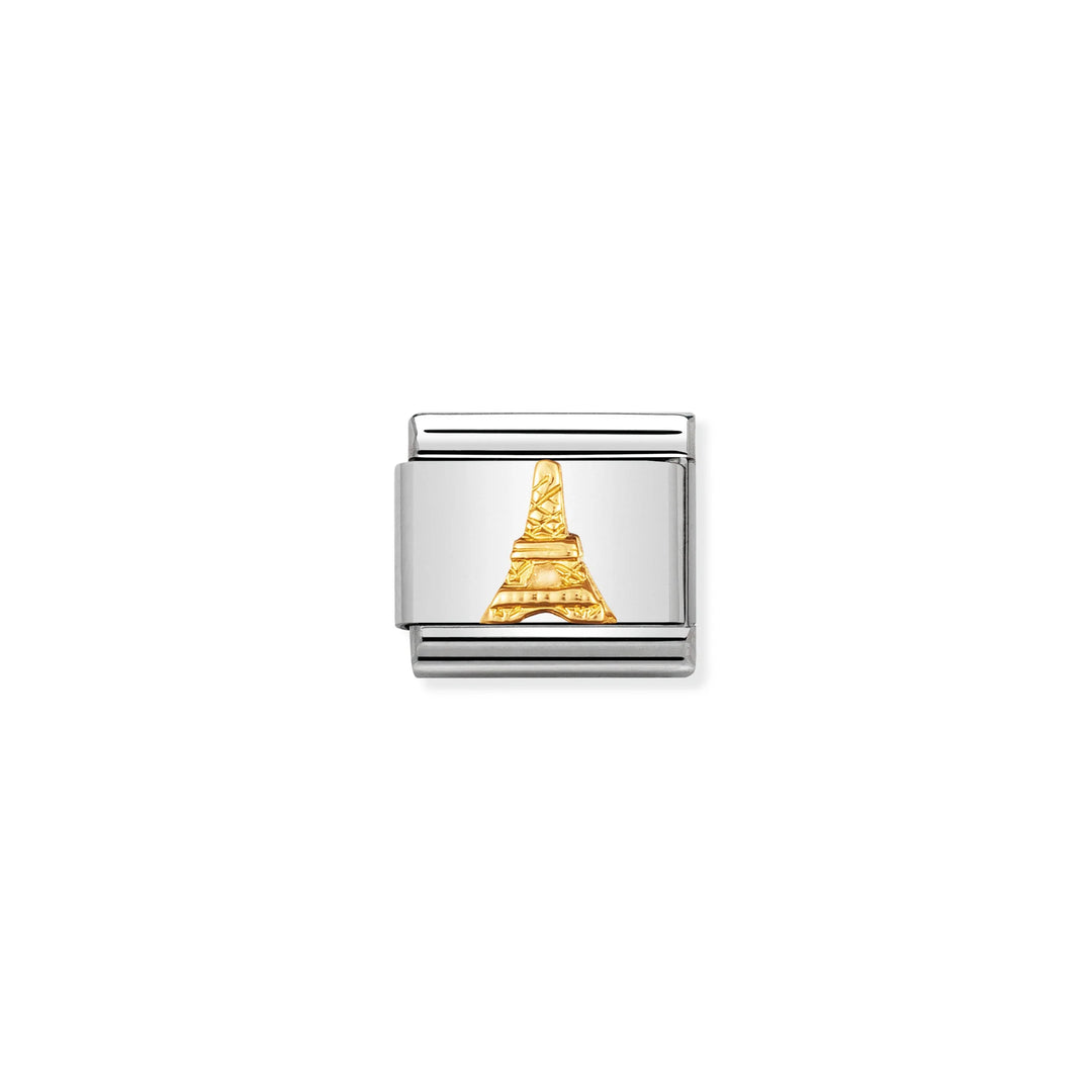 Nomination Classic Link 030123/15 Eiffel Tower in 18k Gold