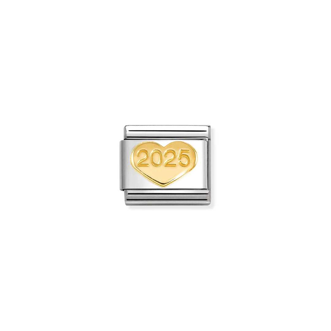 Nomination Classic Link 030149/58 Heart 2025 in 18k Gold