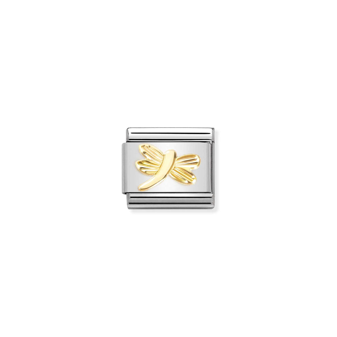 Nomination Classic Link 030149/56 Dragonfly in Gold