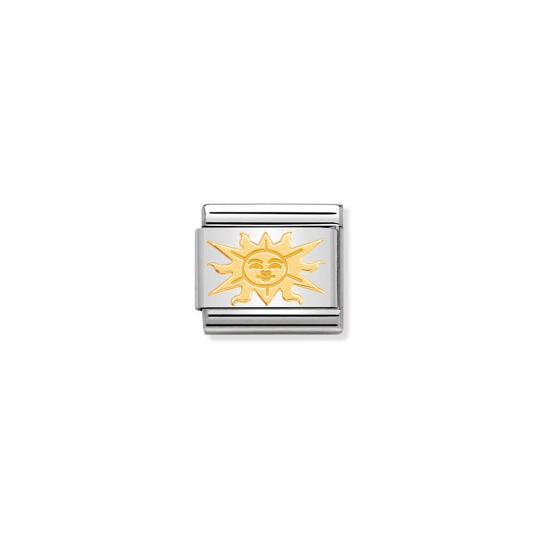 Nomination Classic Link 030161/09 Sun in 18k Gold