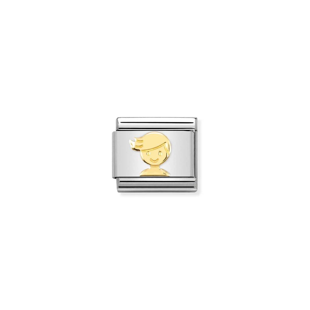 Nomination Classic Link 030162/72 Boy in 18k Gold