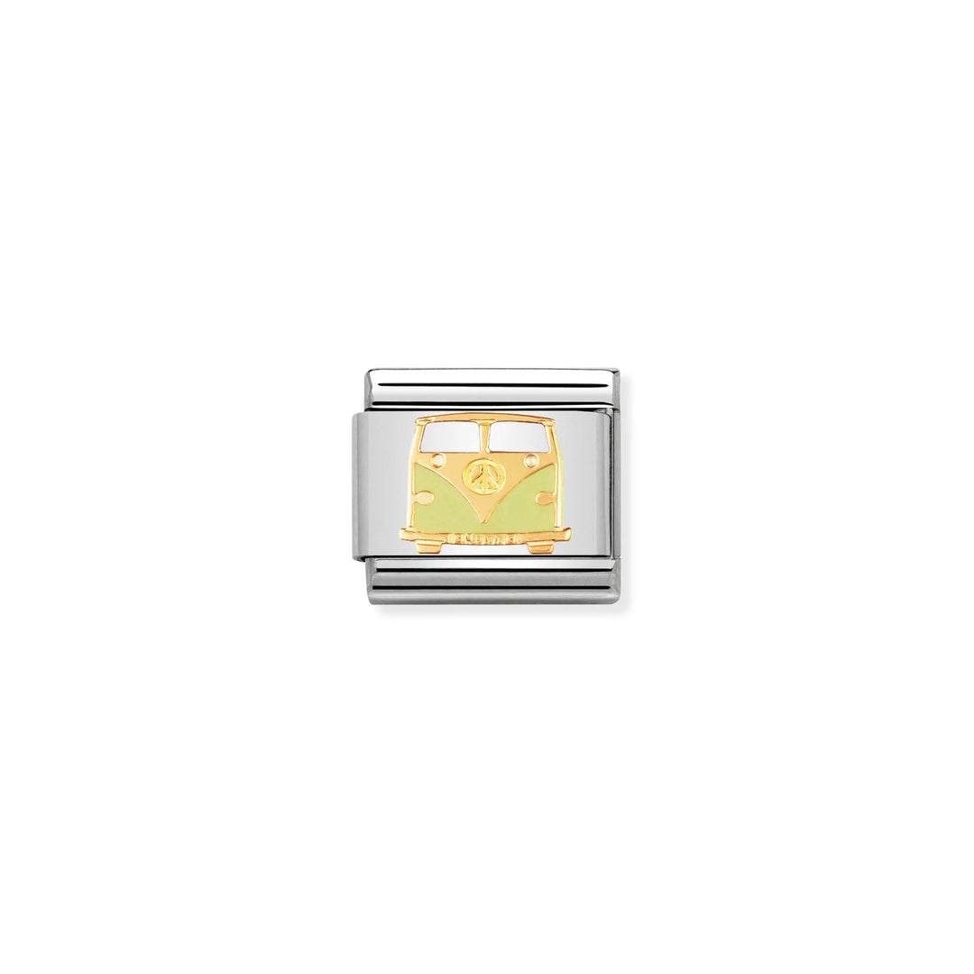 Nomination Classic Link 030270/03 Van 18k Gold & Enamel