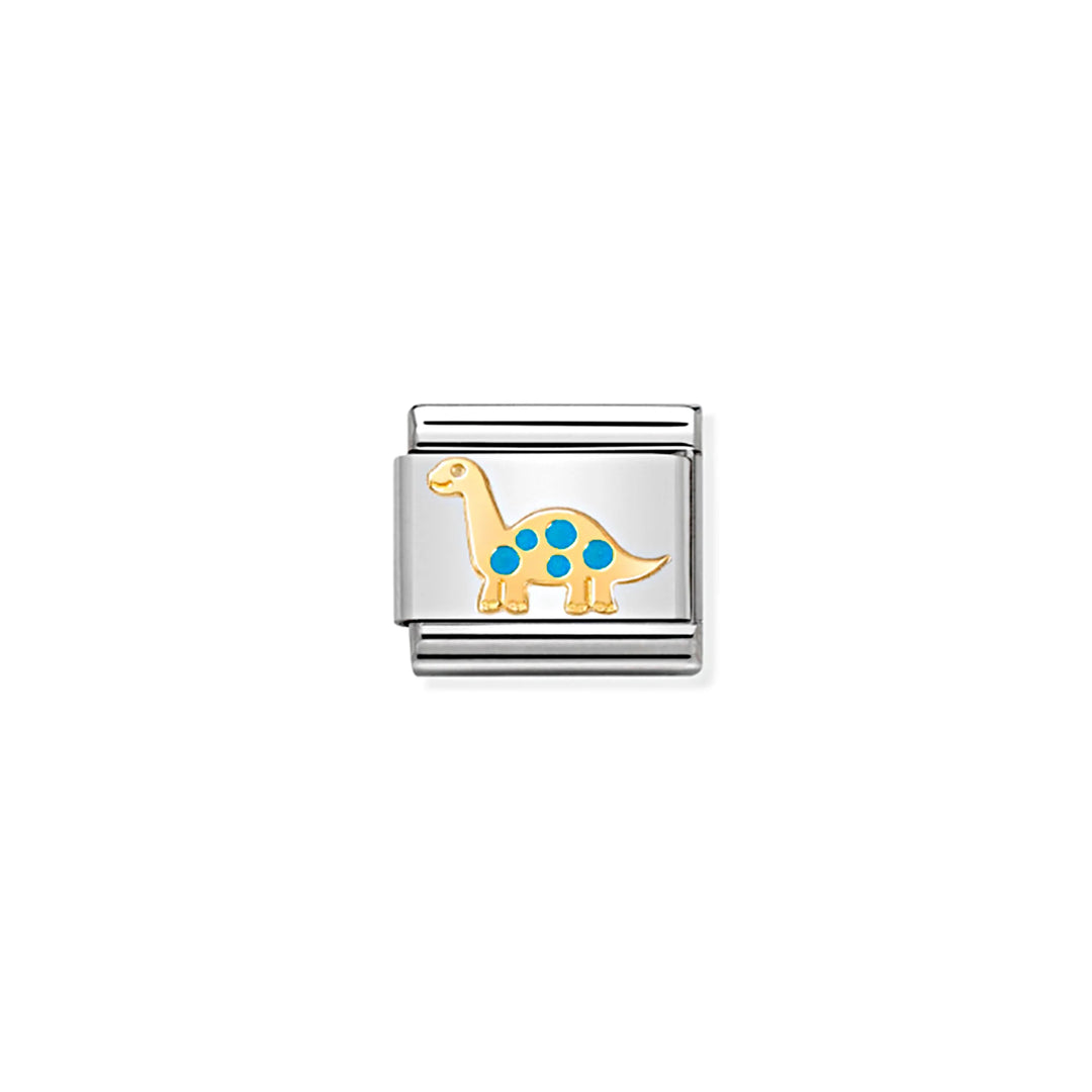 Nomination Classic Link 030272/39 Brontosaurus 18k Gold & Enamel