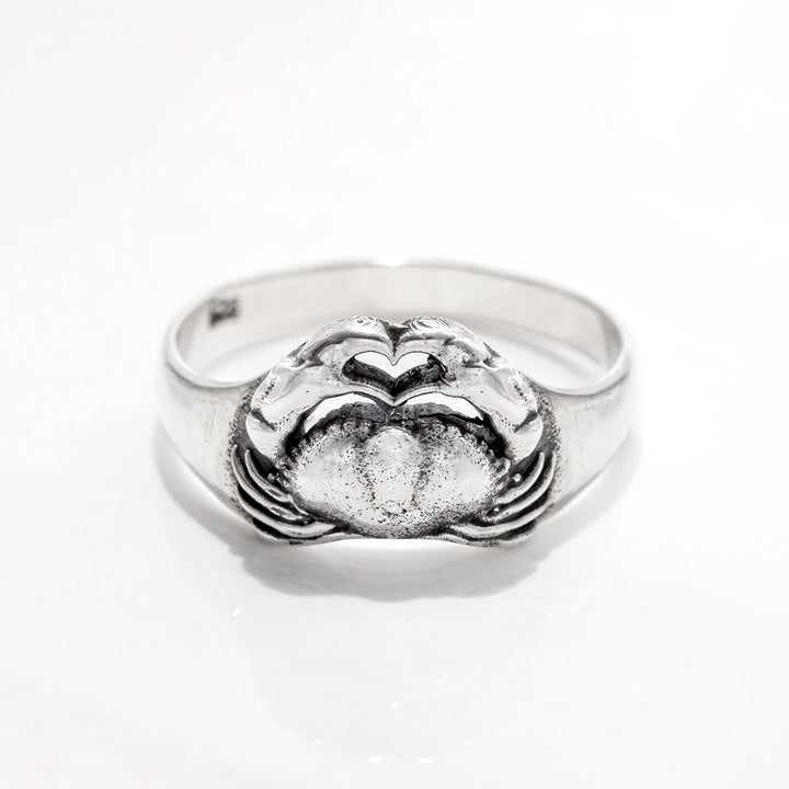 Nick Von K Sterling Silver Crab Romance Ring