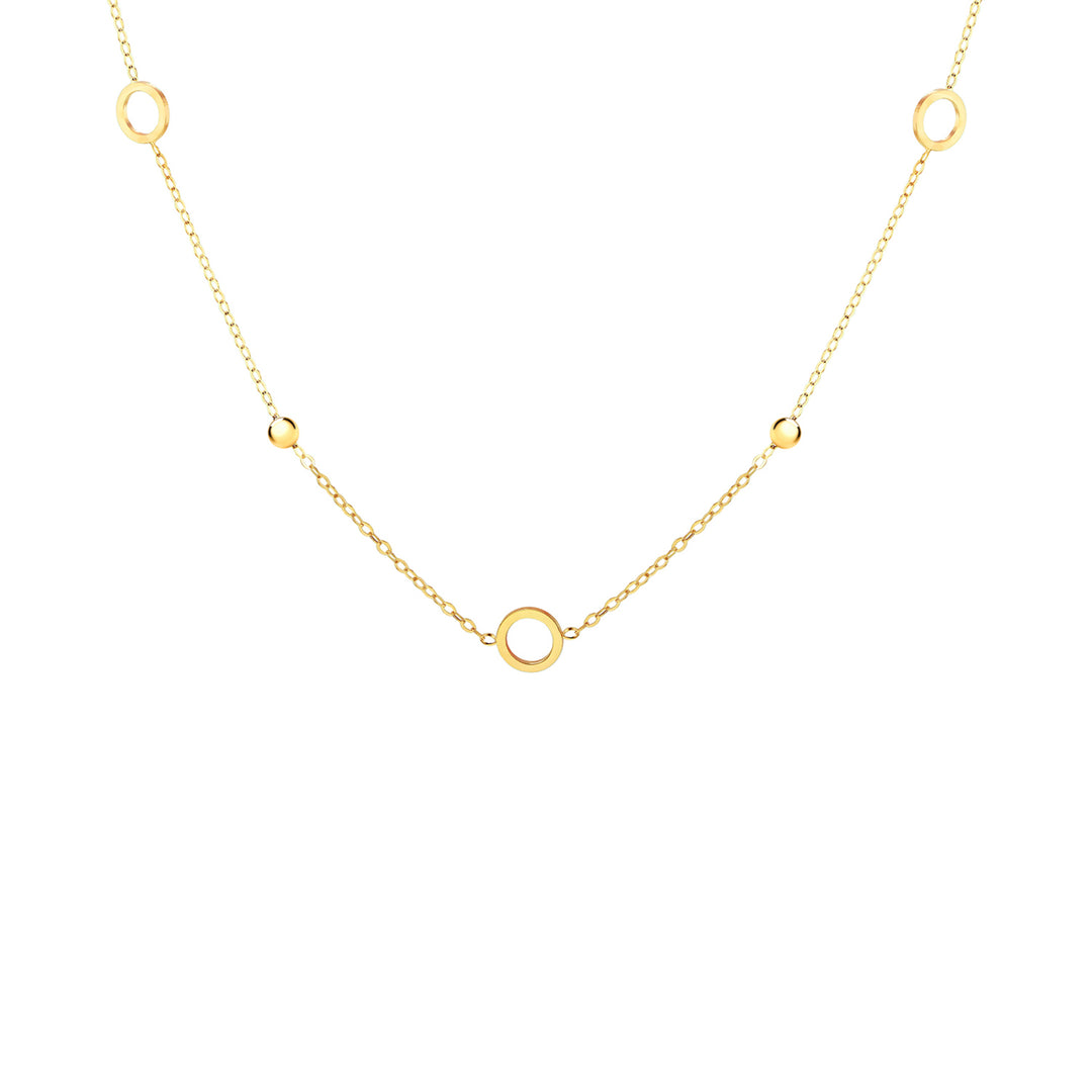 Louis Thompson 9k Gold Eva Necklace