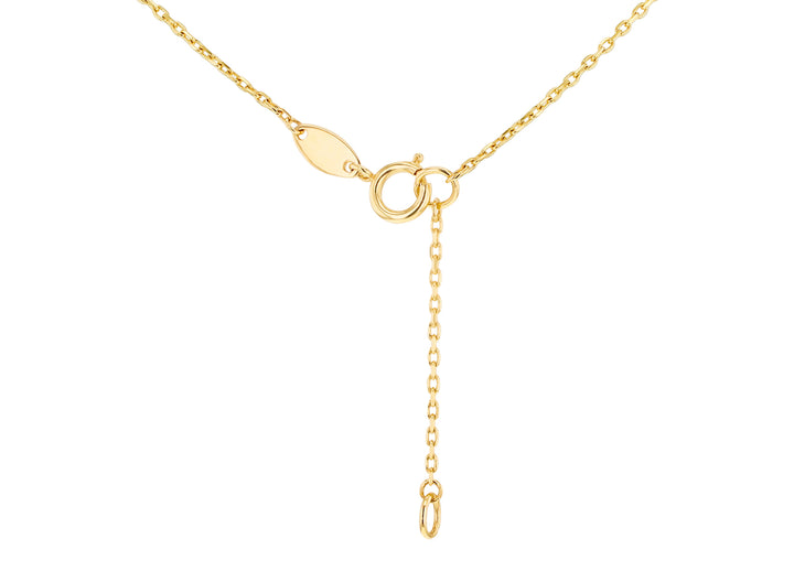 Louis Thompson 9k Gold Bella Trinity Necklace