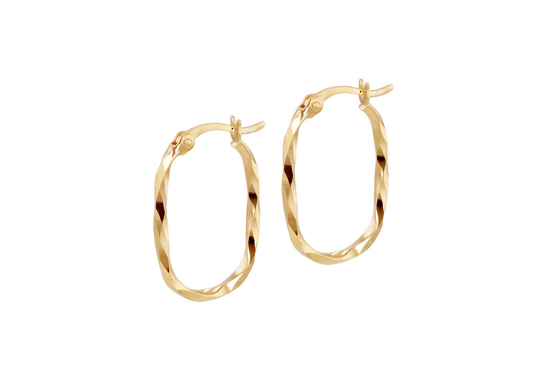 Louis Thompson 9k Gold Katya Hoops