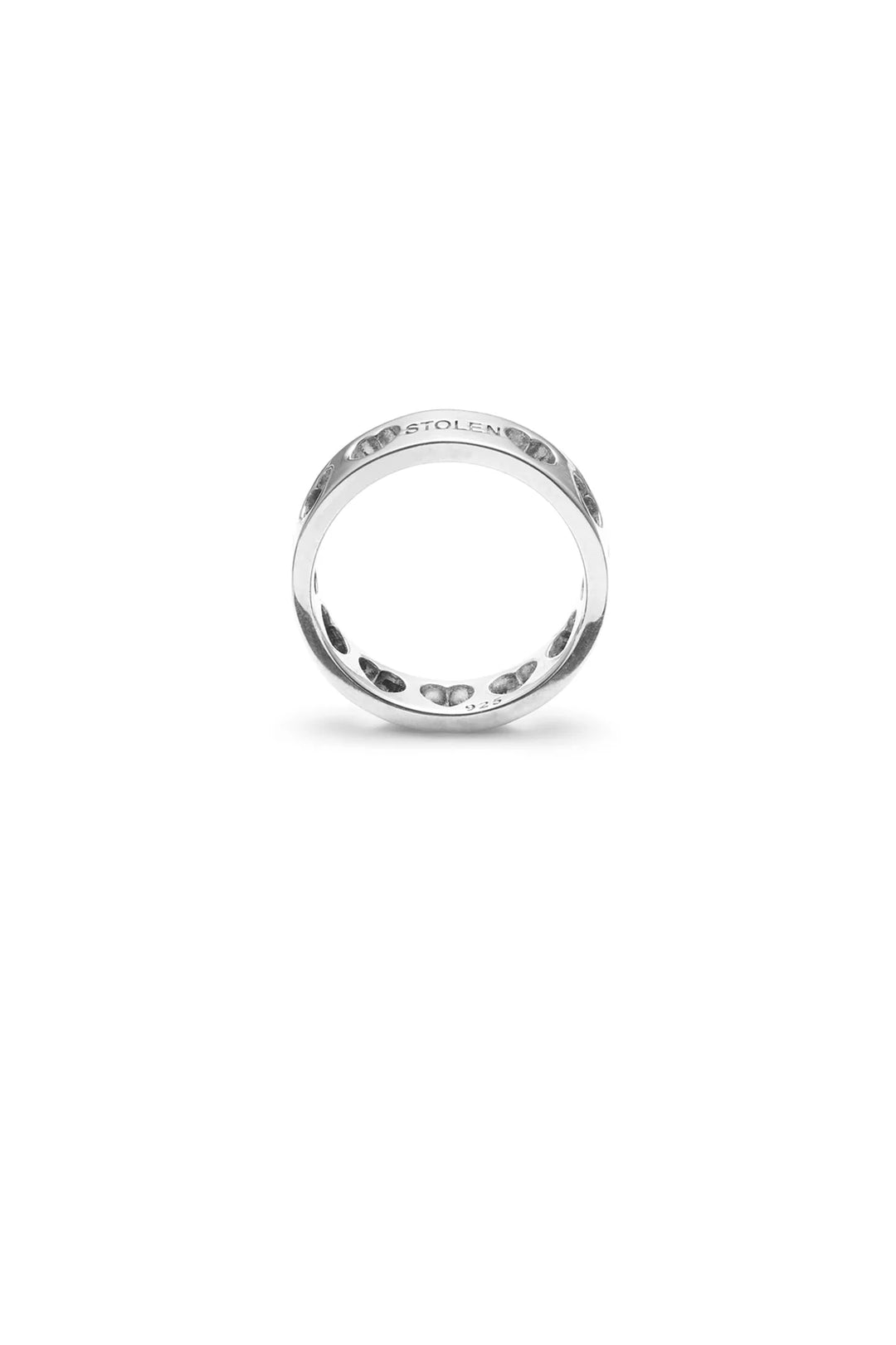 Stolen Silver Heartless Ring