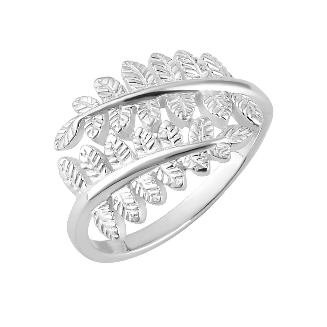 LT Sterling Silver Fern Ring