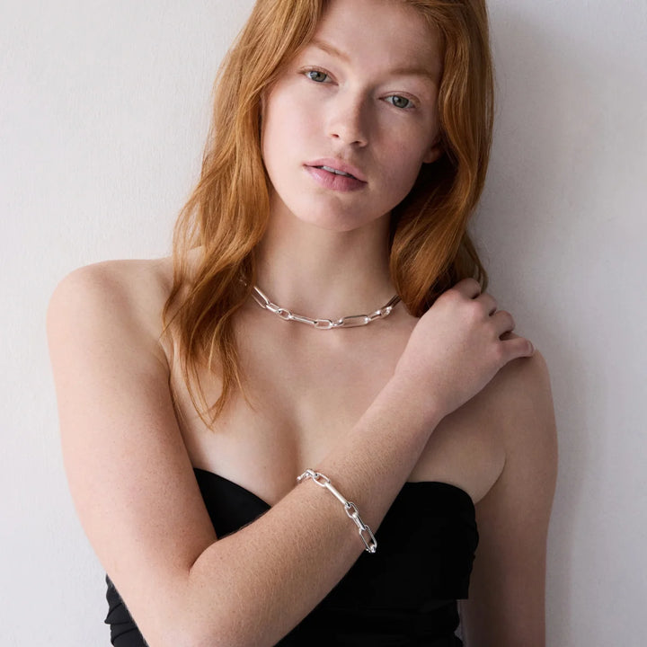 Najo Veronica Silver Necklace (45cm)