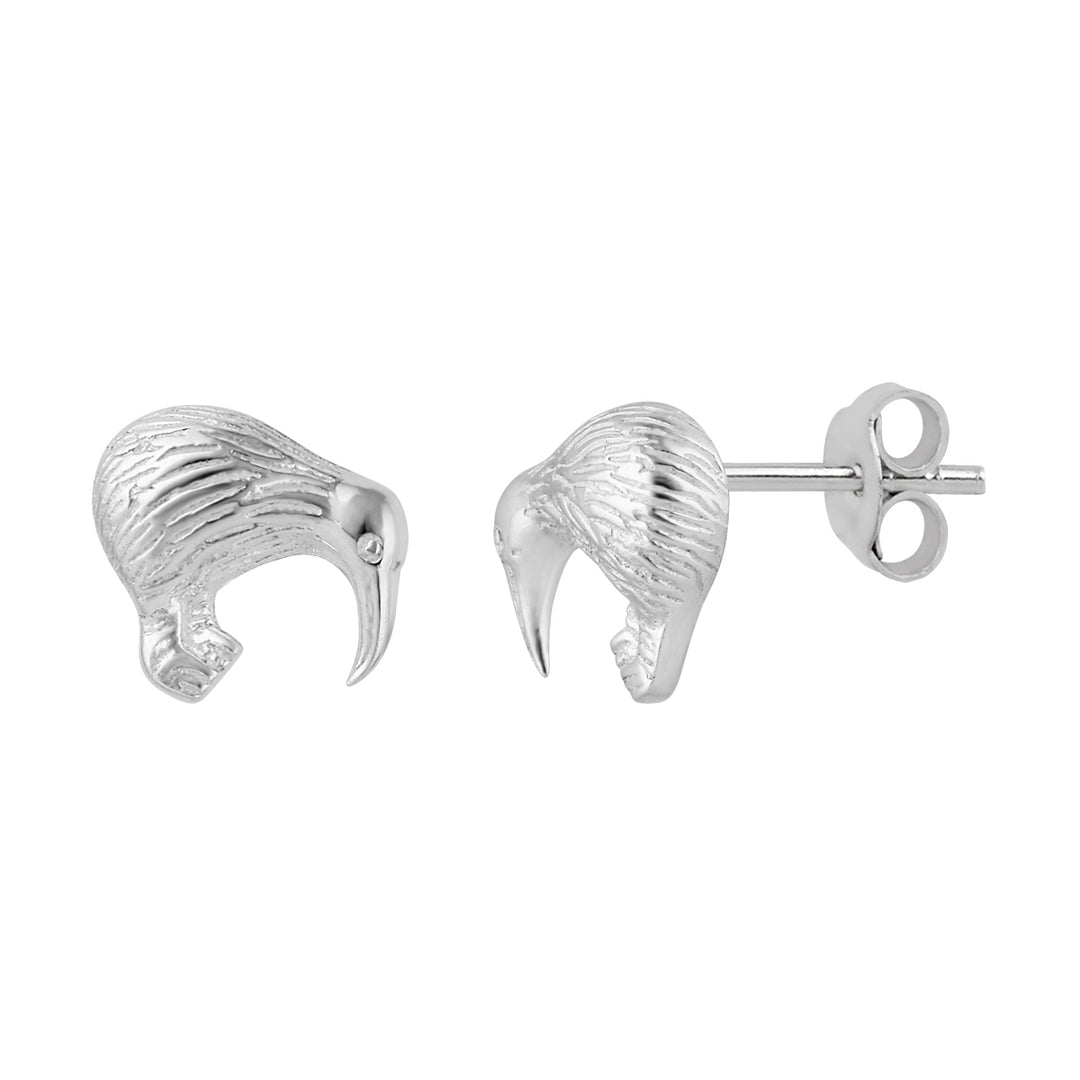 LT Sterling Silver Kiwi Stud Earrings