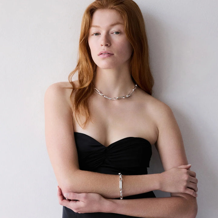 Najo Veronica Silver Necklace (45cm)
