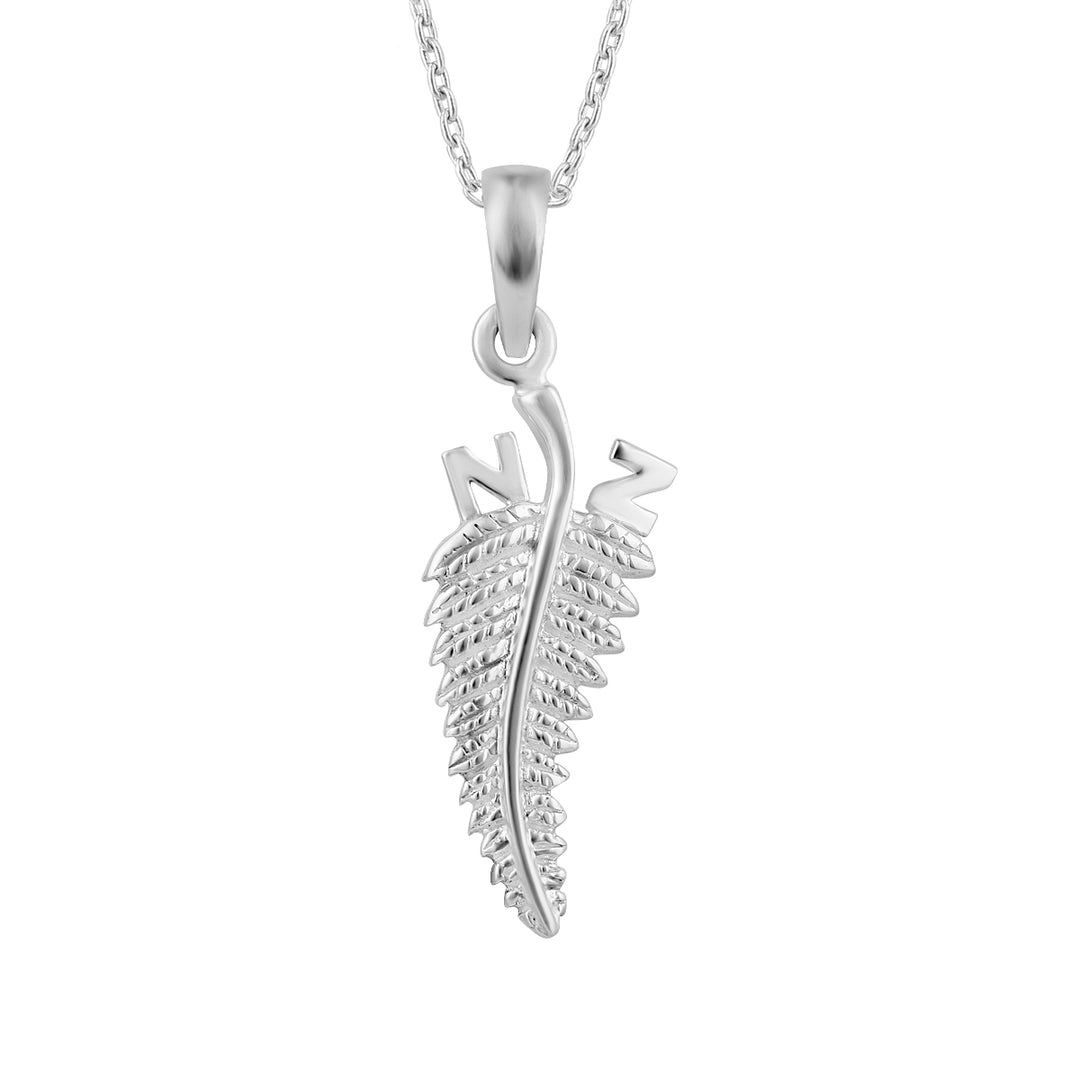LT Sterling Silver NZ Fern Necklace