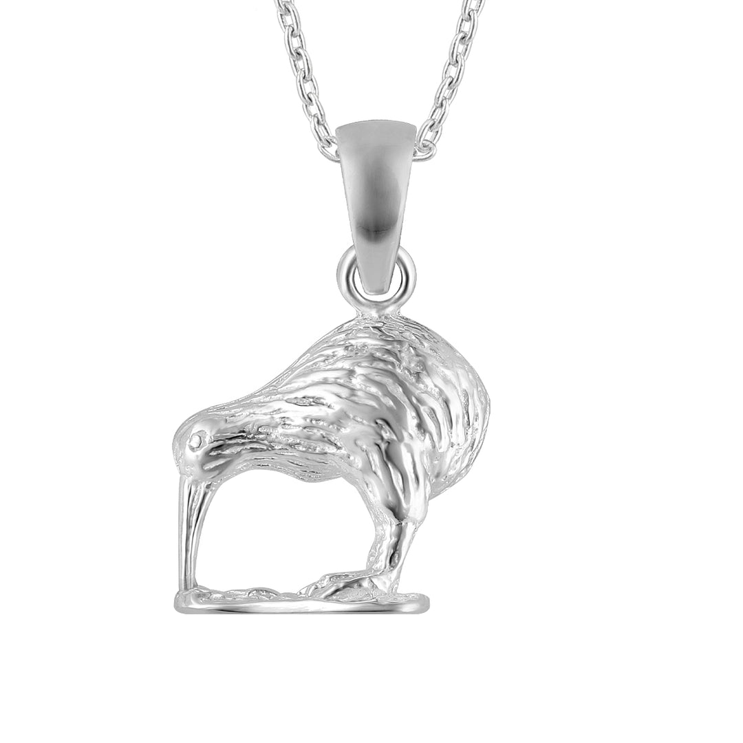 LT Sterling Silver Kiwi Necklace
