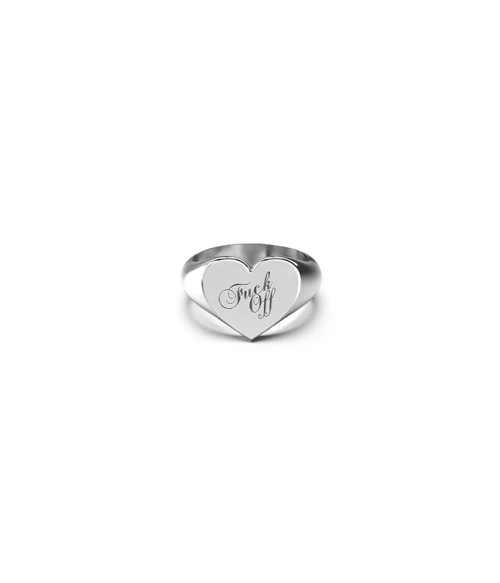 Stolen Silver Warm Welcome Heart Ring