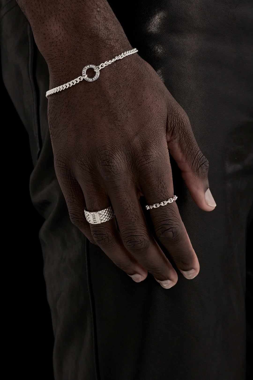 Stolen Silver Halo Bracelet