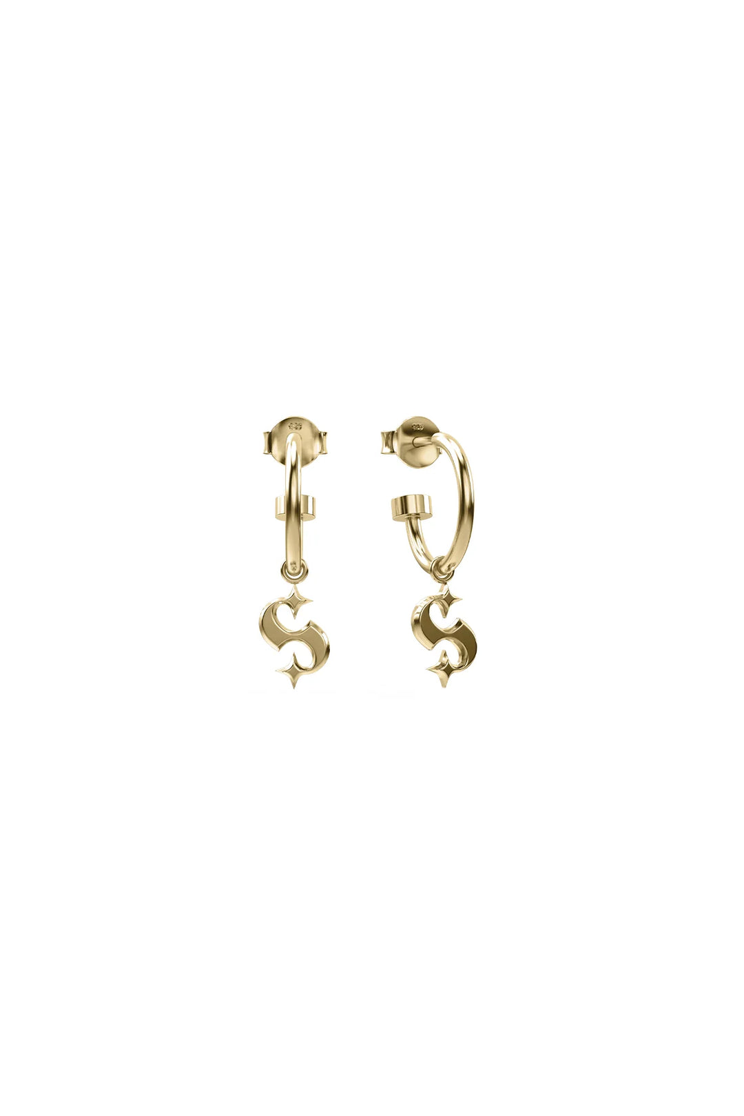 Stolen Gold Plated Hidden Heart Anchor Sleepers