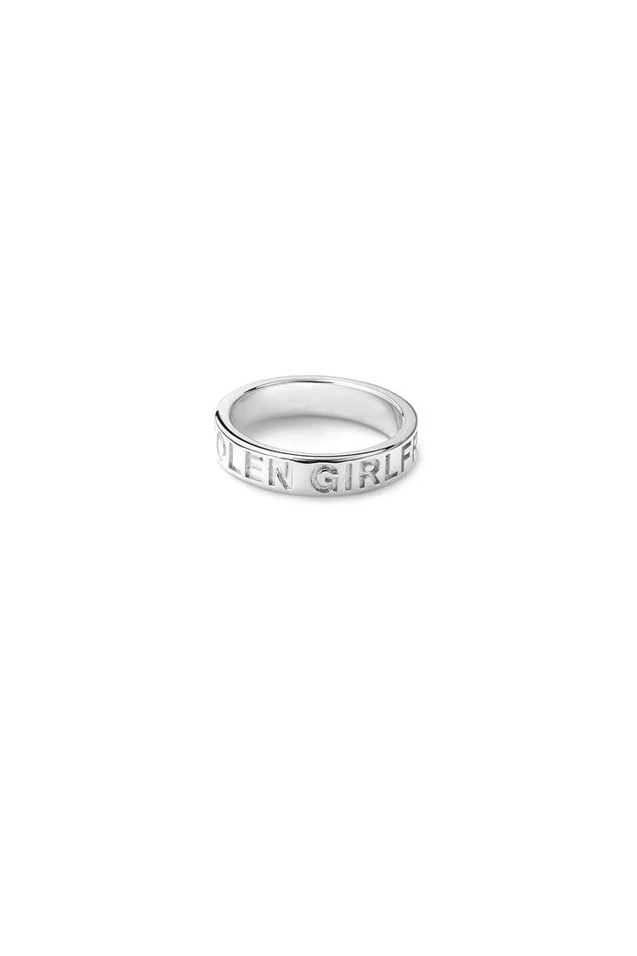 Stolen Silver Clean Logo Ring