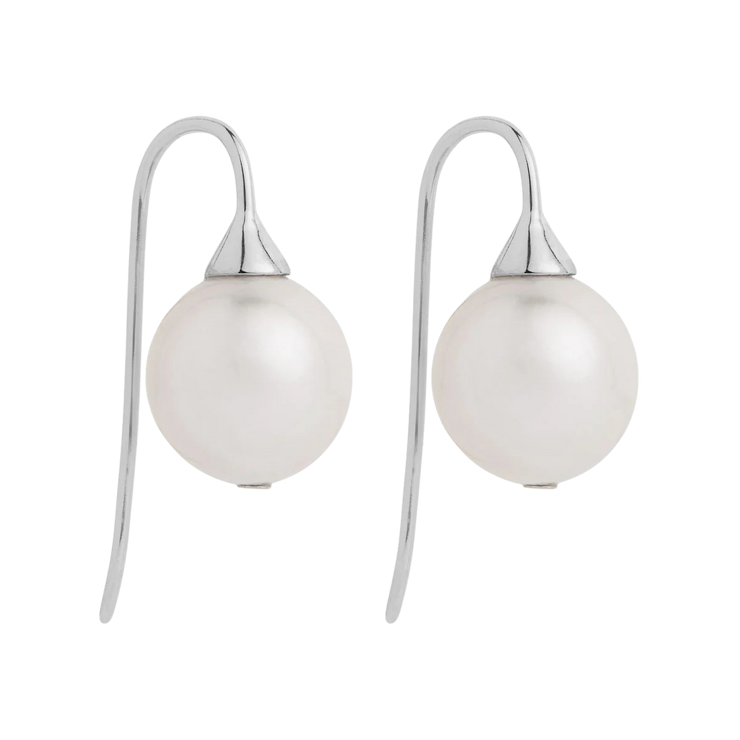 Najo Luna Silver Pearl Earrings