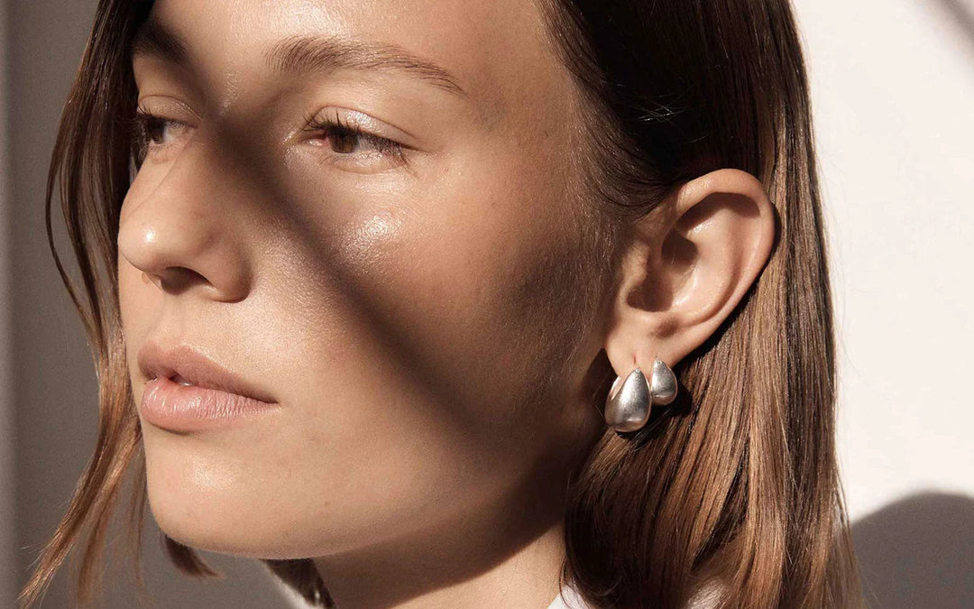 Kirstin Ash Tresor Hoops Small Sterling Silver