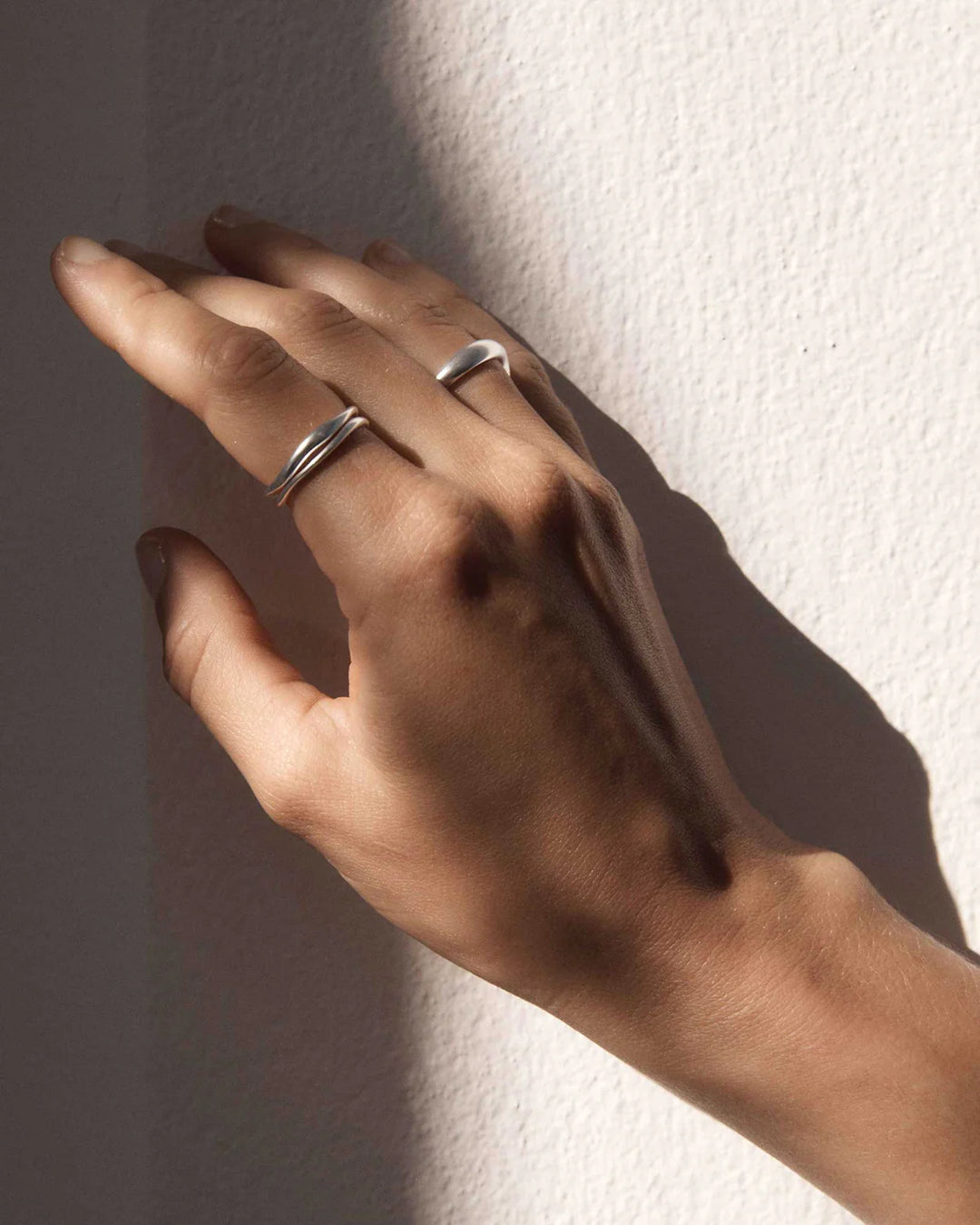 Kirstin Ash Shift Stacking Ring Sterling Silver