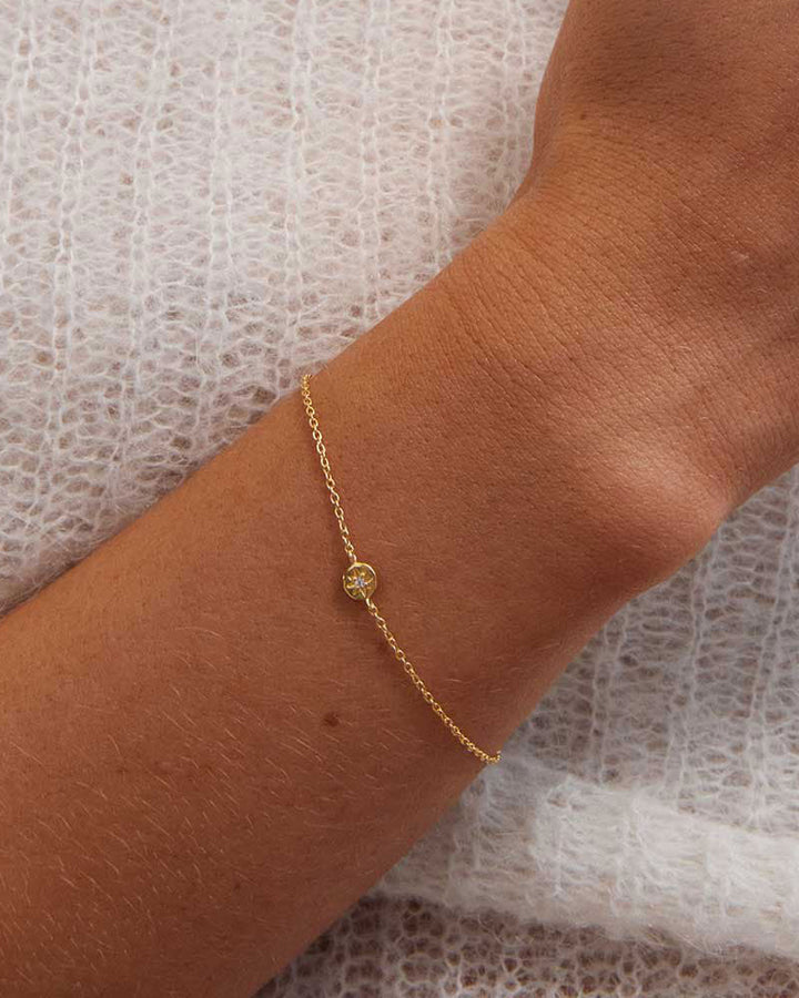 Kirstin Ash Guiding Star Bracelet 18ct Gold Vermeil